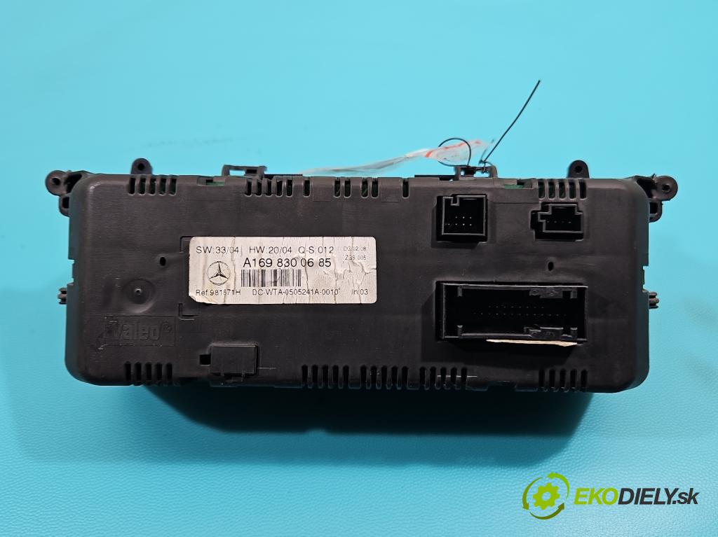 Mercedes B W245 2005-2011 2.0 cdi 140 HP manual 103 kW 1991 cm3 5- panel kúrenia A1698300685