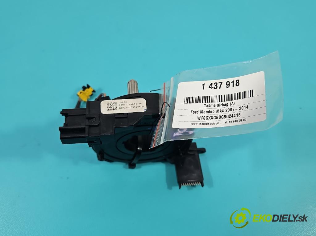 Ford Mondeo Mk4 2007-2014 2.0 tdci 140 HP automatic 103 kW 1997 cm3 5- Páska: airbag 6G9T-14A664-BE (Airbag)