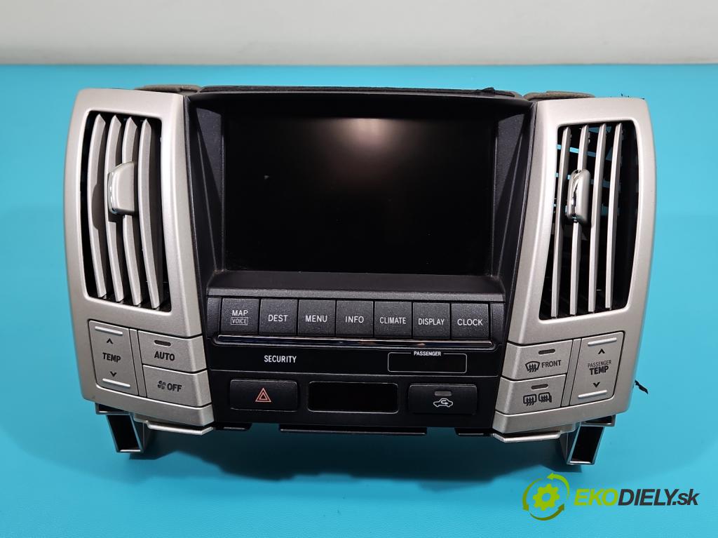 Lexus RX II 2003-2008 3.3 V6 211KM automatic 155 kW 3311 cm3 5- Zobrazit: 86110-48180 (Prístrojová doska, displej)
