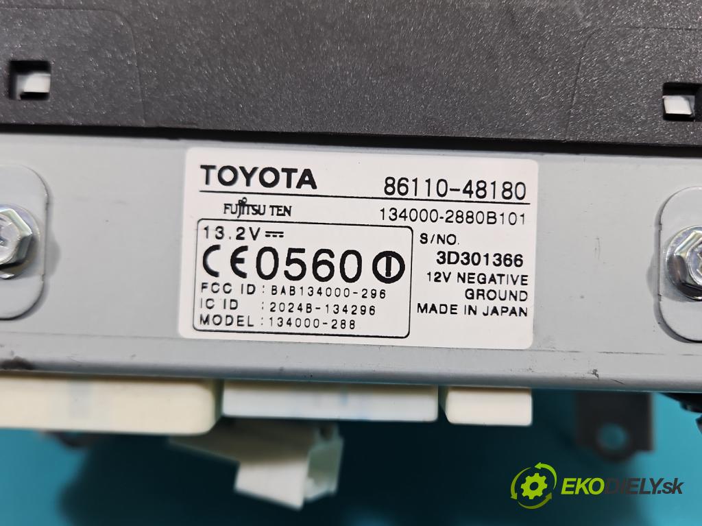 Lexus RX II 2003-2008 3.3 V6 211KM automatic 155 kW 3311 cm3 5- Zobrazit: 86110-48180 (Prístrojová doska, displej)