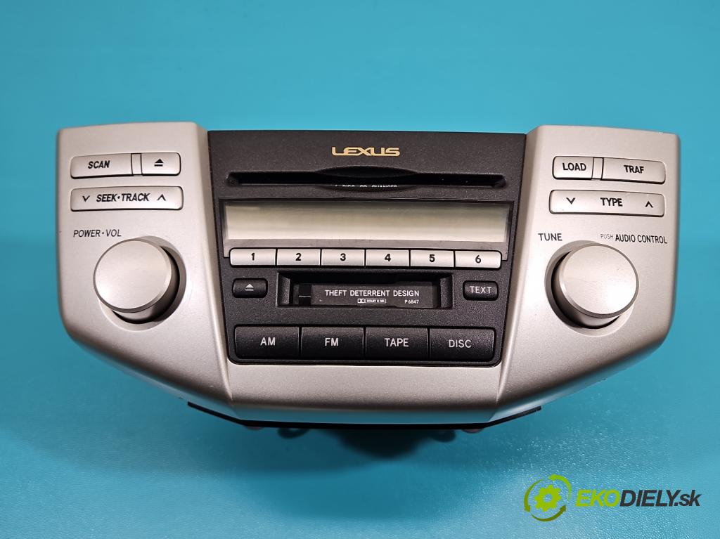 Lexus RX II 2003-2008 3.3 V6 211KM automatic 155 kW 3311 cm3 5- Radio originál 86120-48510