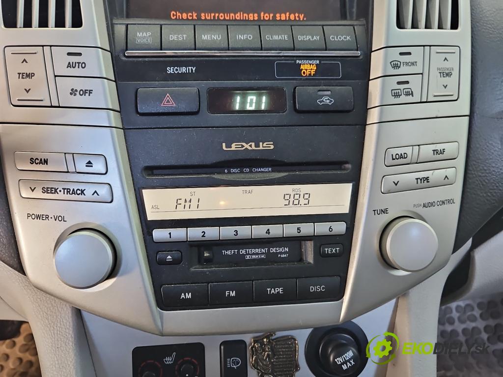 Lexus RX II 2003-2008 3.3 V6 211KM automatic 155 kW 3311 cm3 5- Radio originál 86120-48510