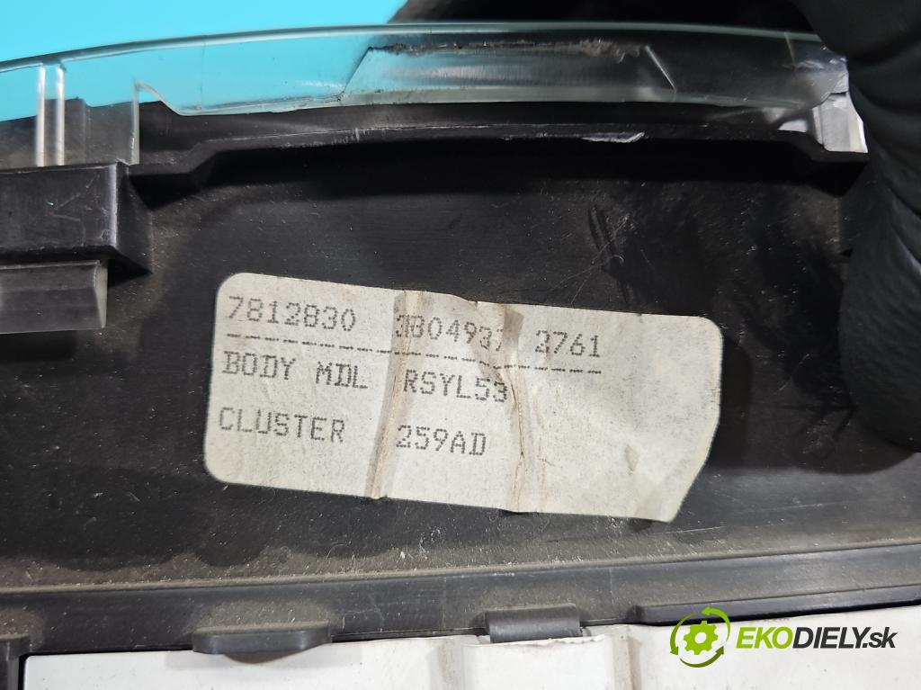 Chrysler Voyager IV 2000-2007 3.3 V6 177 HP automatic 130 kW 3301 cm3 5- prístrojovka/ budíky P05082259AD (Prístrojová doska, displej)