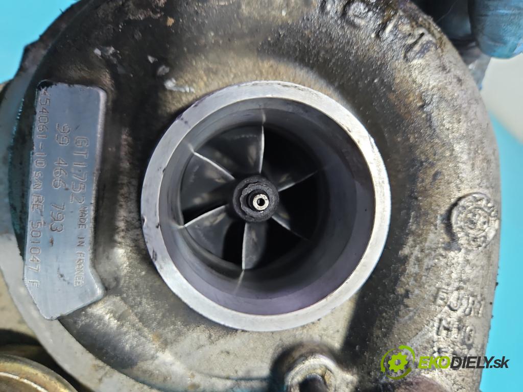 Renault Master II 1998-2010 2.8 TD 114 hp manual 84 kW 2799 cm3 5- Turbodmychadlo 454061-10 (Turbodúchadla (kompletní))