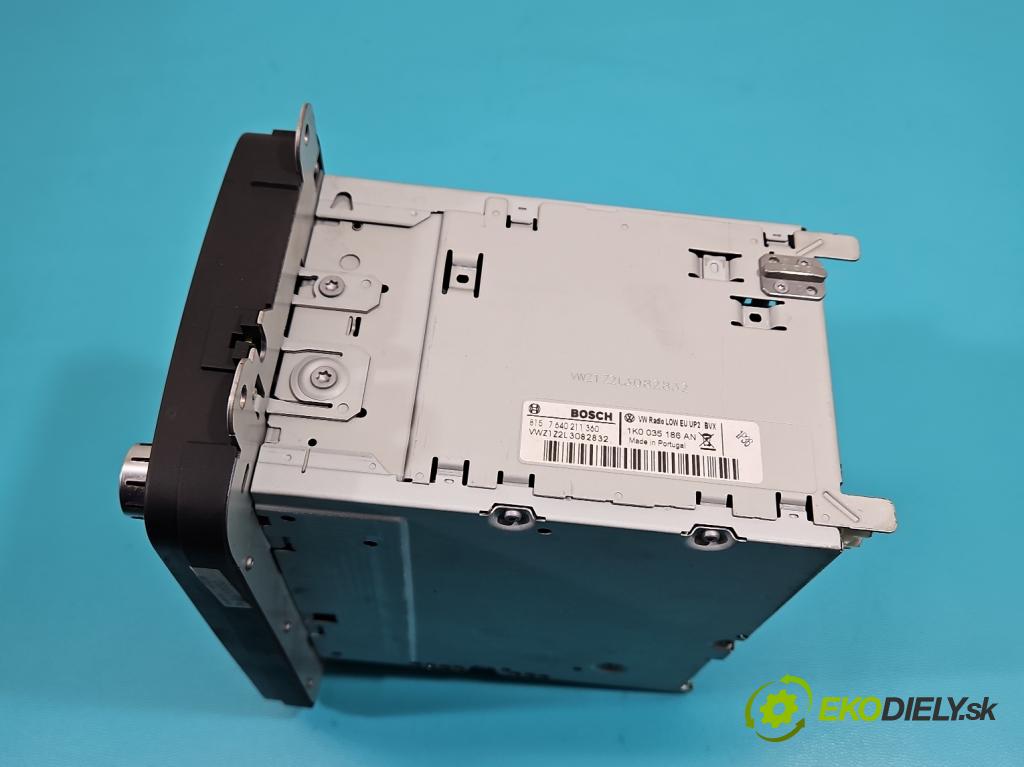 Vw Golf VI 2008-2013 1.6 tdi 105 HP manual 77 kW 1598 cm3 5- Radio originál 1K0035186AN