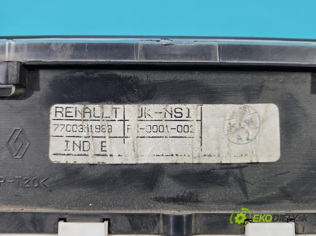 Renault Master II 1998-2010 2.8 TD 114 HP manual 84 kW 2799 cm3 5- prístrojovka/ budíky  (Prístrojová doska, displej)