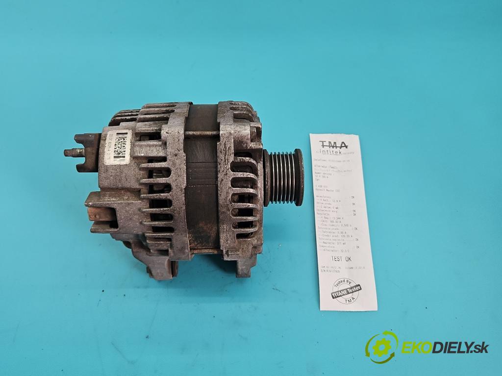 Renault Master III 2010-2019 2.3 dci 101 HP manual 74 kW 2299 cm3 5- Alternator 231001822R (Alternátor)