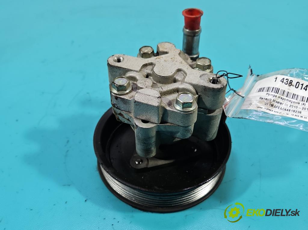 Renault Master III 2010-2019 2.3 dci 101 HP manual 74 kW 2299 cm3 5- čerpadlo posilovač 491100100R (Servočerpadlo, pumpa riadenia)