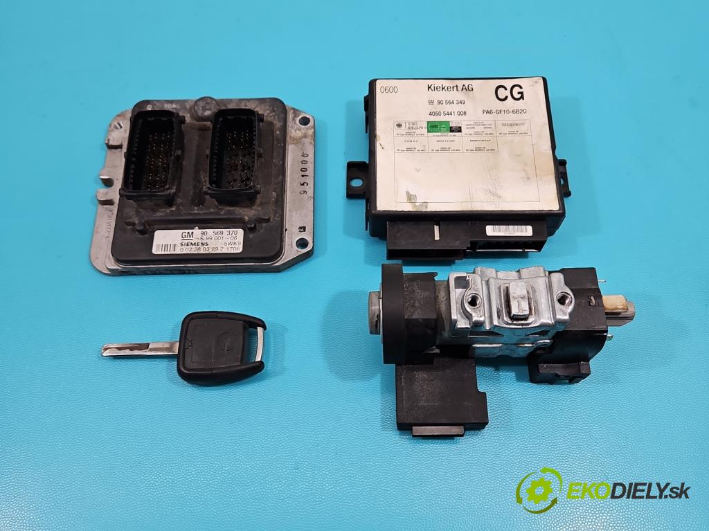 Opel Vectra B 1995-2002 1.8 16V 116 HP manual 85 kW 1796 cm3 4- riadiaca jednotka motora 90569370