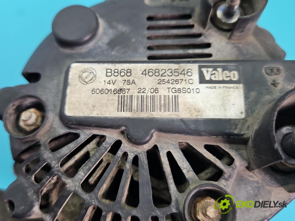 Fiat Doblo I 2001-2010 1,3.0 jtd 75 HP manual 55 kW 1248 cm3 5- Alternator 46823546 (Alternátor)
