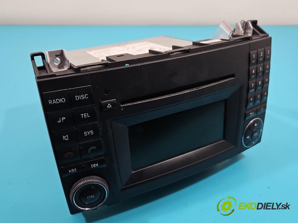 Mercedes B W245 2005-2011 2.0 cdi 140 HP manual 103 kW 1991 cm3 5- Radio originál A1698705894