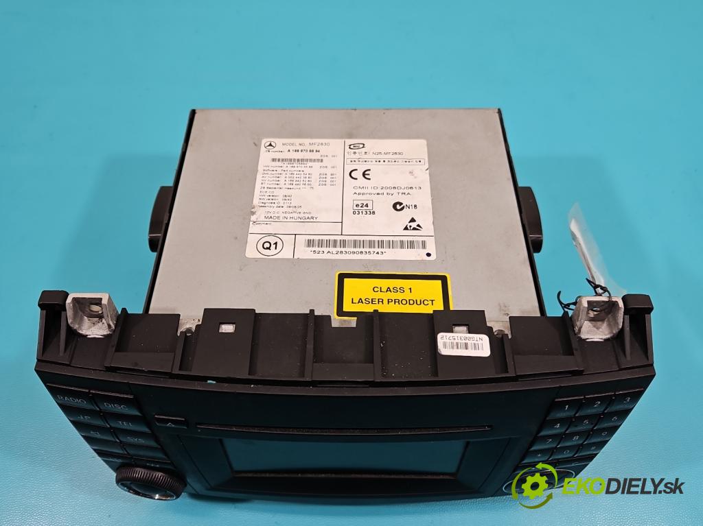 Mercedes B W245 2005-2011 2.0 cdi 140 HP manual 103 kW 1991 cm3 5- Radio originál A1698705894
