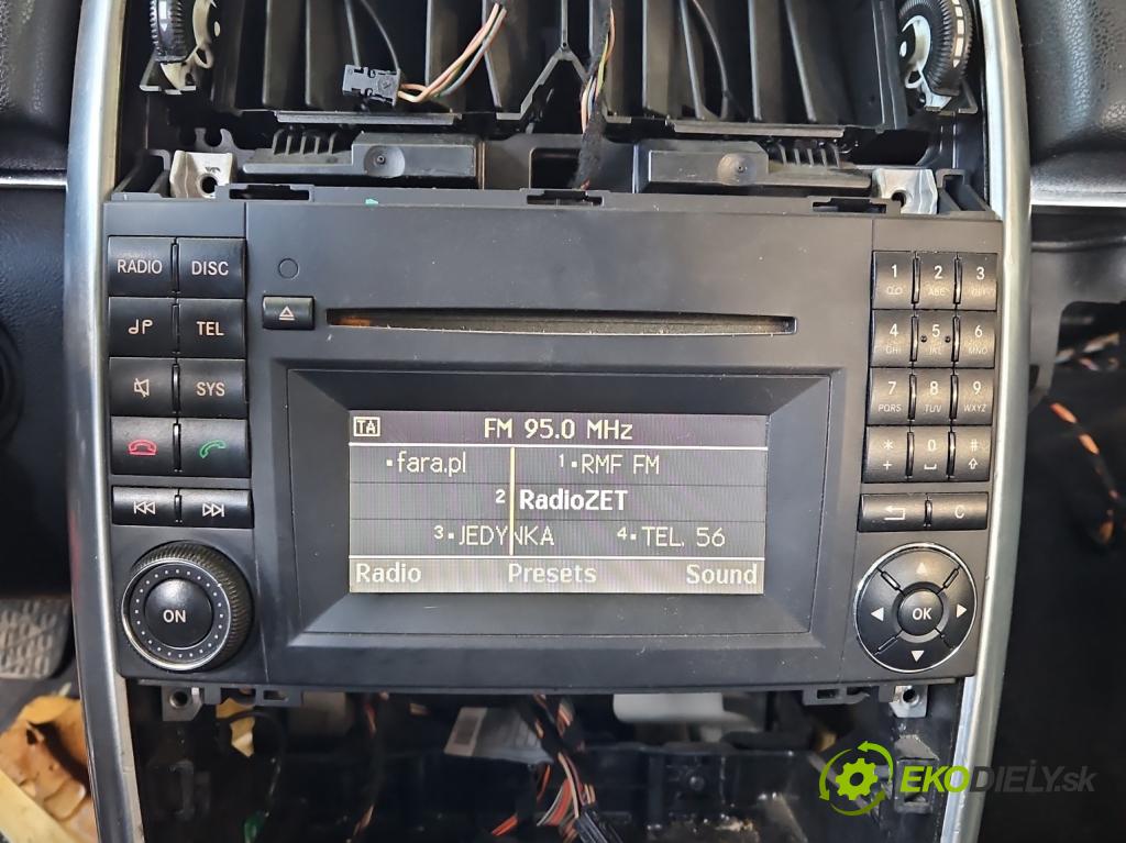 Mercedes B W245 2005-2011 2.0 cdi 140 HP manual 103 kW 1991 cm3 5- Radio originál A1698705894
