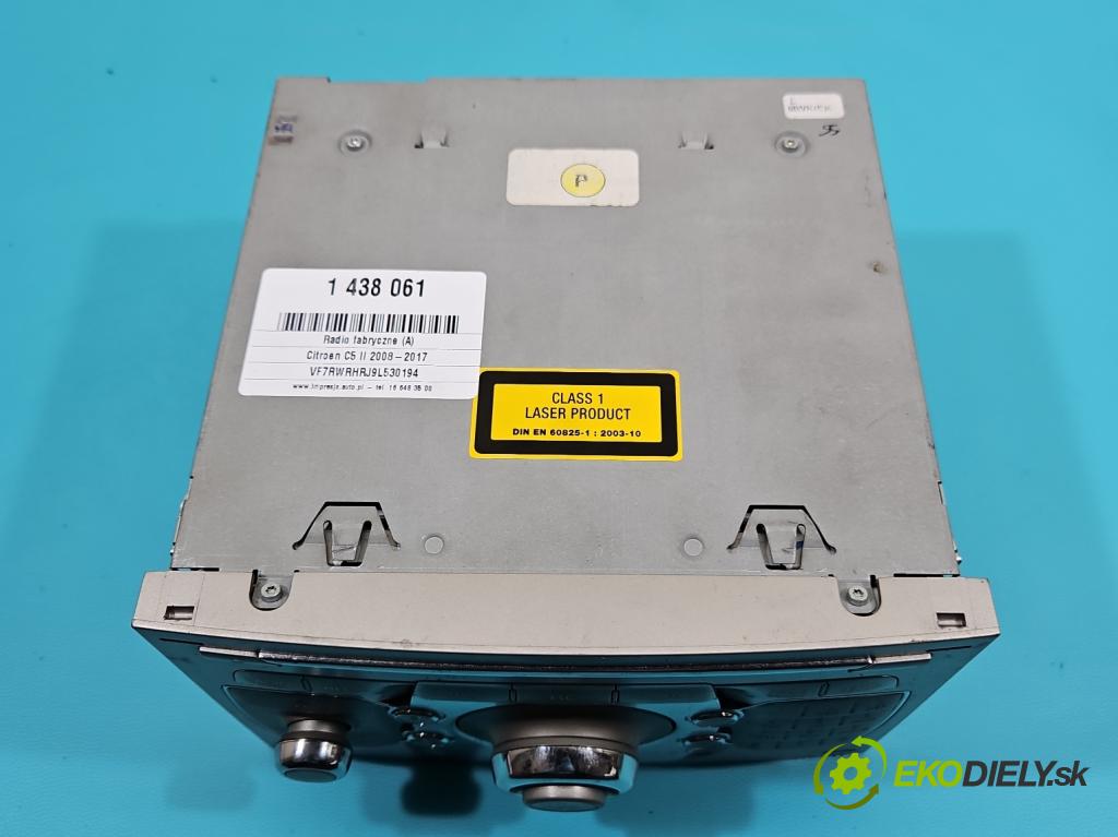 Citroen C5 II 2008-2017 2.0 hdi 136 HP automatic 100 kW 1997 cm3 5- Radio originál 96664002CL