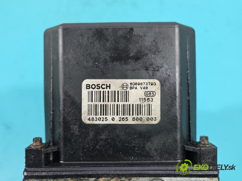 Seat Cordoba II 6L 2002-2008 1.4 16V 75 HP manual 55 kW 1390 cm3 4- čerpadlo abs 0265800003 (Pumpa ABS)