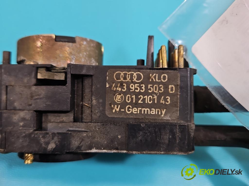 Audi 80 B3 1986-1991 1.6 karburátor: 69KM manual 51 kW 1595 cm3 4- prepínač komplex: 443953503D (Prepínacie páčky pod volantom)