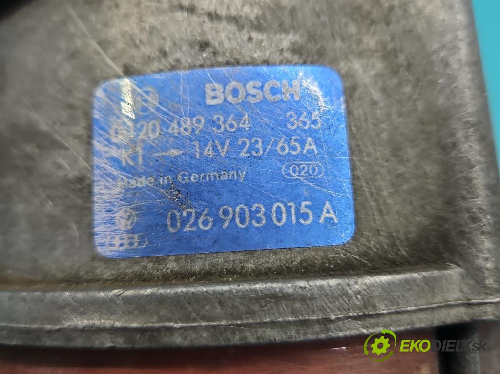 Audi 80 B3 1986-1991 1.6 karburátor: 69KM manual 51 kW 1595 cm3 4- Alternator 026903015A (Alternátor)