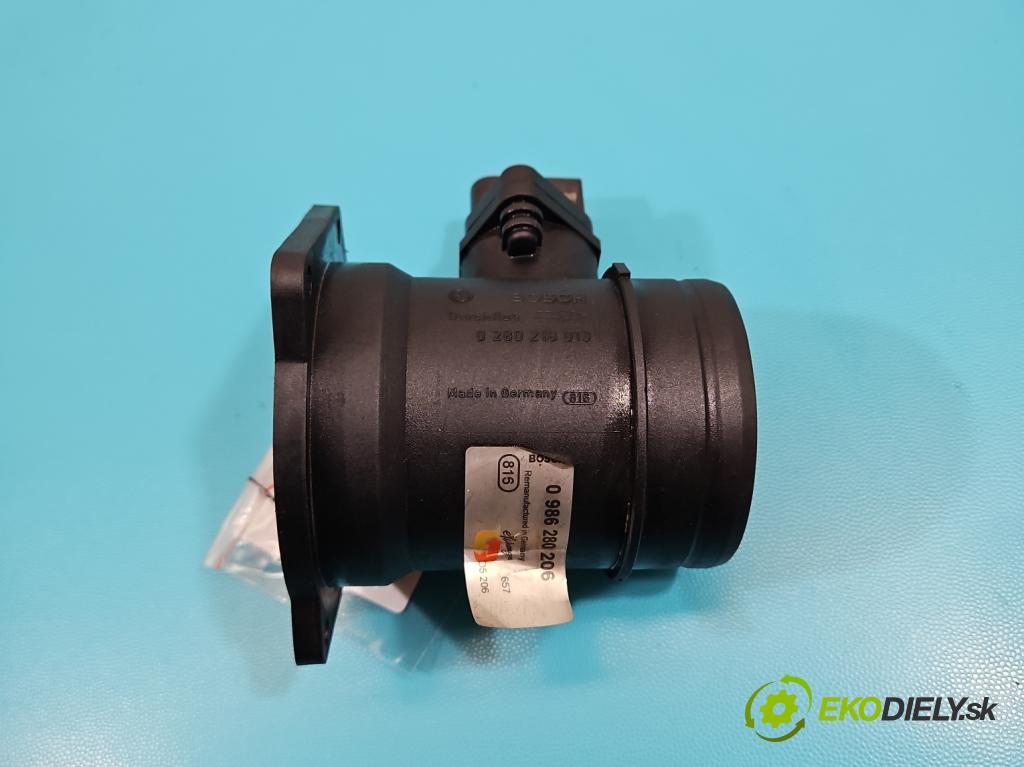 Audi A4 B5 1994-2001 1.8 20V 125 HP manual 92 kW 1781 cm3 5- průtokoměr: 0280218013 (Váha vzduchu)