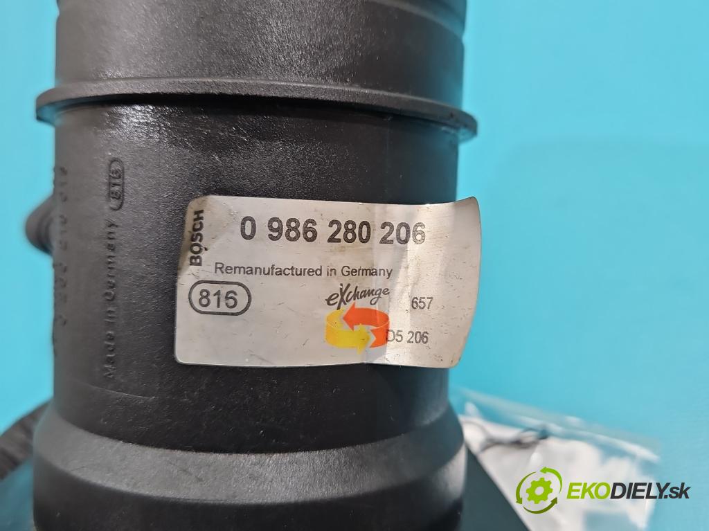 Audi A4 B5 1994-2001 1.8 20V 125 HP manual 92 kW 1781 cm3 5- průtokoměr: 0280218013 (Váha vzduchu)