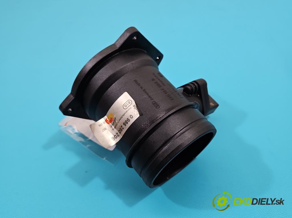 Audi A4 B5 1994-2001 1.8 20V 125 HP manual 92 kW 1781 cm3 5- průtokoměr: 0280218013 (Váha vzduchu)