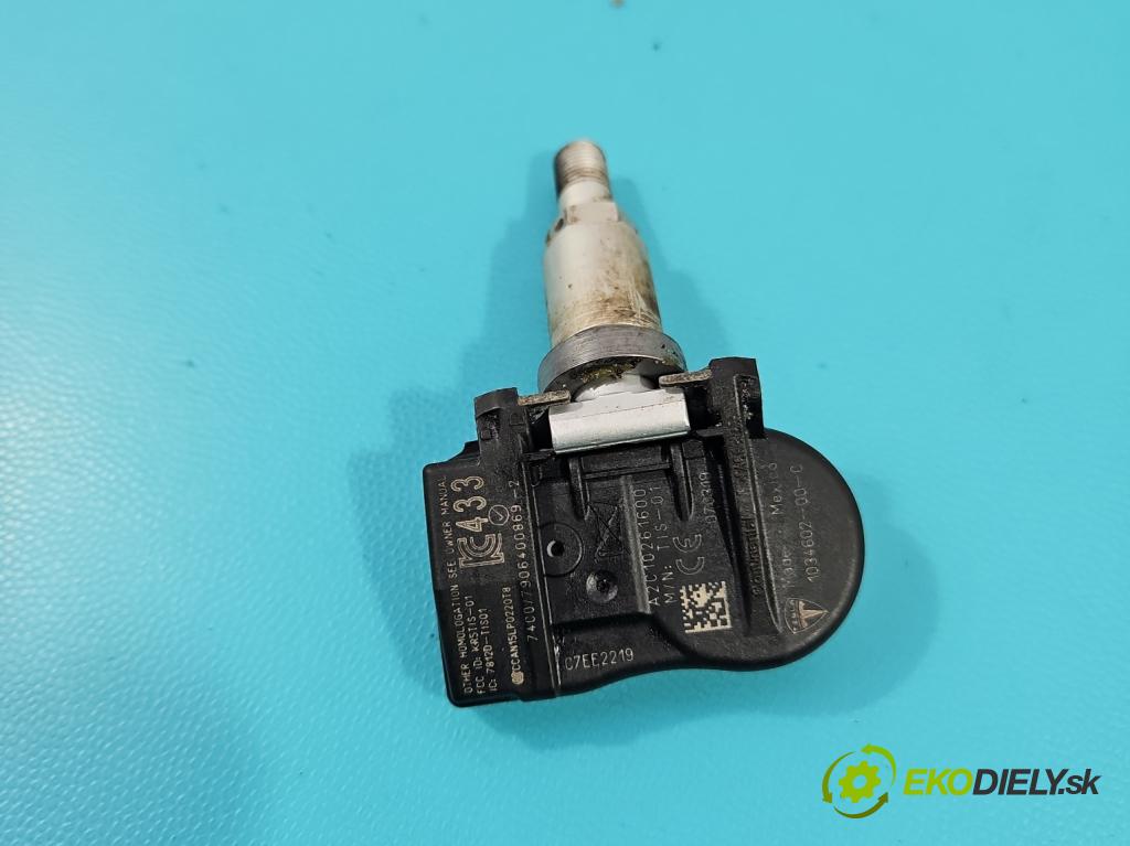 Tesla Model 3 2017- 0.0b: automatic 377 kW  4- snímač tlaku pneumatika A2C10261600 (Snímače tlaku v pneumatikách)