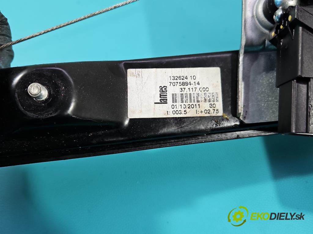 Bmw 3 E90 2005-2013 2.0d 184 hp automatic 135 kW 1995 cm3 5- mechanismus stahování zadní pravý 7075884