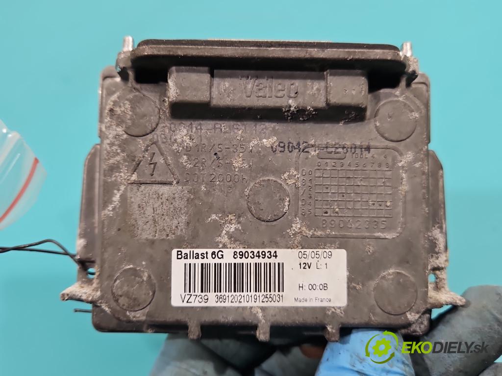 Citroen C5 II 2008-2017 2.0 hdi 136 HP automatic 100 kW 1997 cm3 5- střídač: xenon 89034934 (Riadiaca jednotka xenónu)