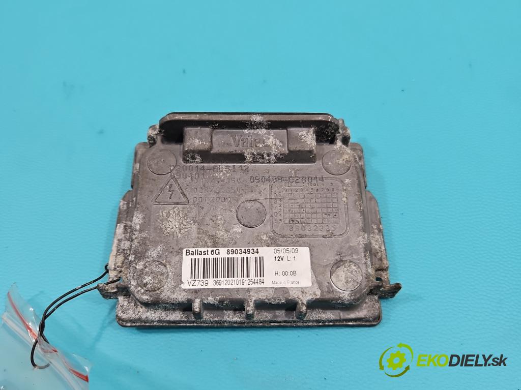 Citroen C5 II 2008-2017 2.0 hdi 136 HP automatic 100 kW 1997 cm3 5- střídač: xenon 89034934 (Riadiaca jednotka xenónu)