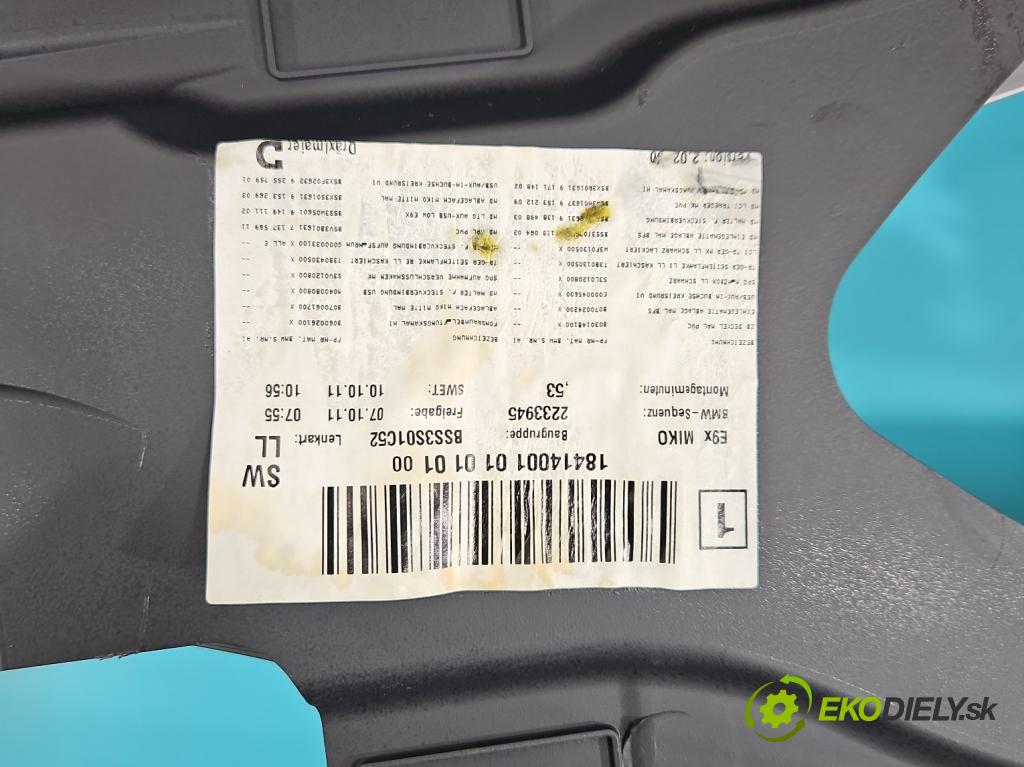Bmw 3 E90 2005-2013 2.0d 184hp automatic 135 kW 1995 cm3 5- operadlo  (Lakťová opierka)