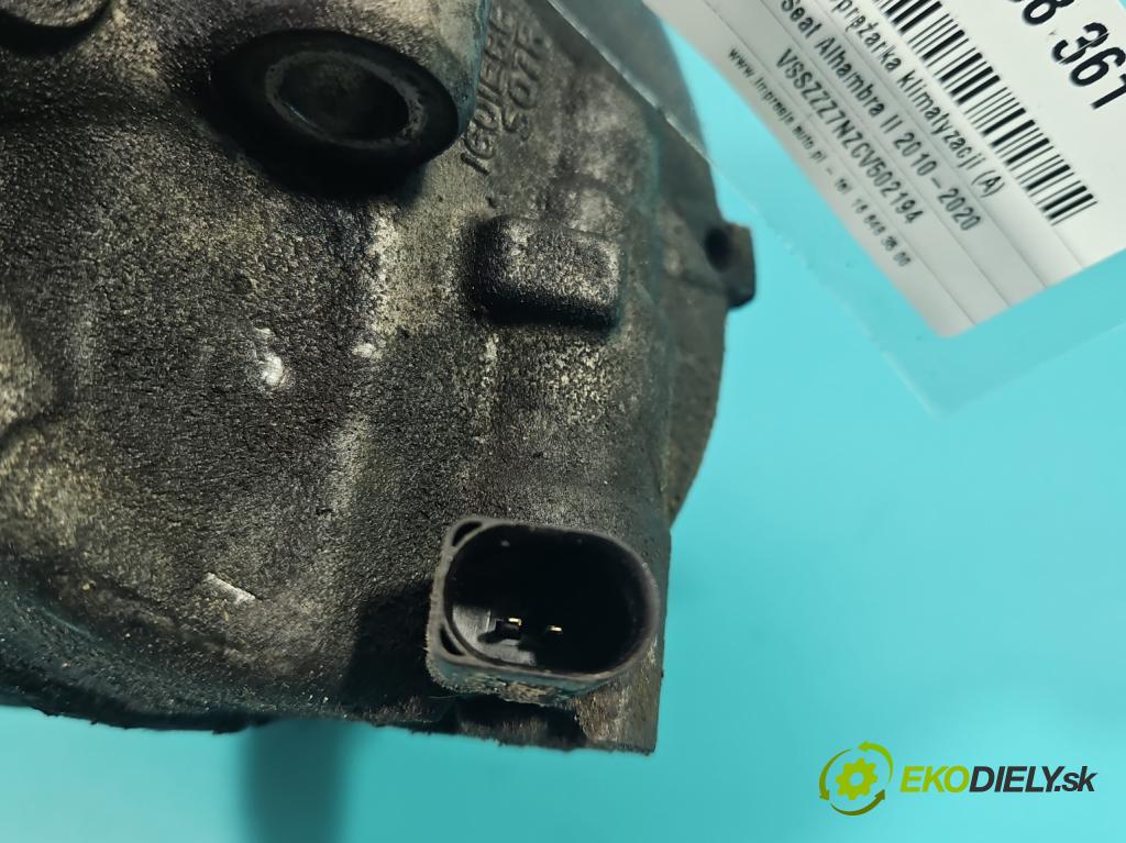 Seat Alhambra II 2010-2020 2.0 tdi 116 HP manual 85 kW 1968 cm3 5- Kompresor: klimatizácie  (Kompresor klimatizácie)