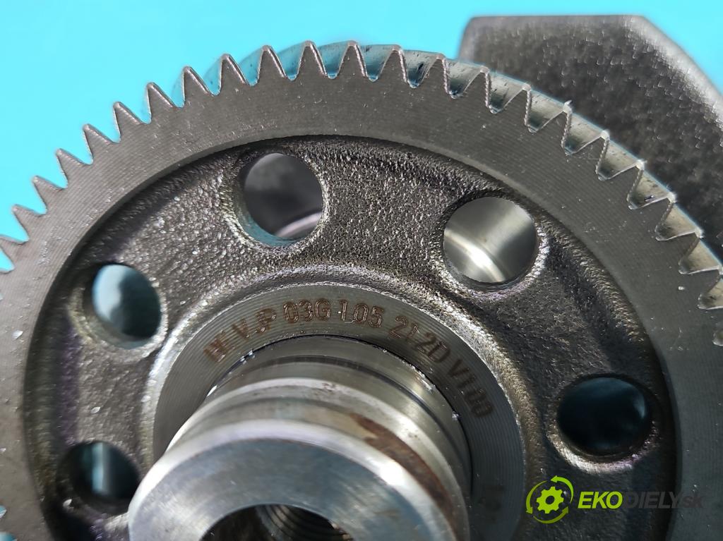 Seat Alhambra II 2010-2020 2.0 tdi 116 HP manual 85 kW 1968 cm3 5- Hřídel: kľukový 03G105212D (Blok motora ostatné)