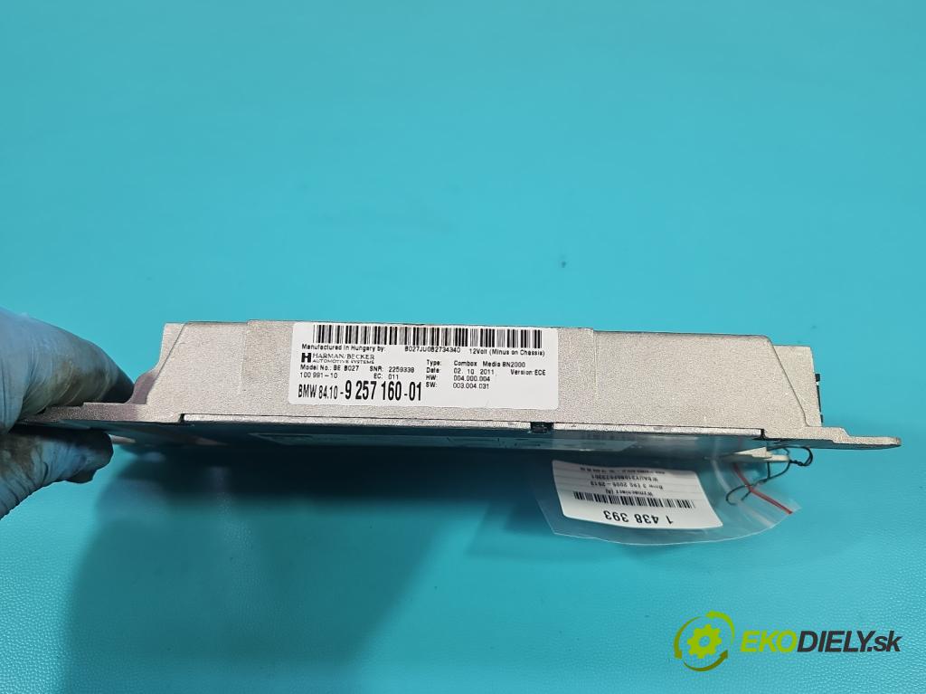 Bmw 3 E90 2005-2013 2.0d 184 hp automatic 135 kW 1995 cm3 5- Zesilovač: 9257160 (Zesilovače)