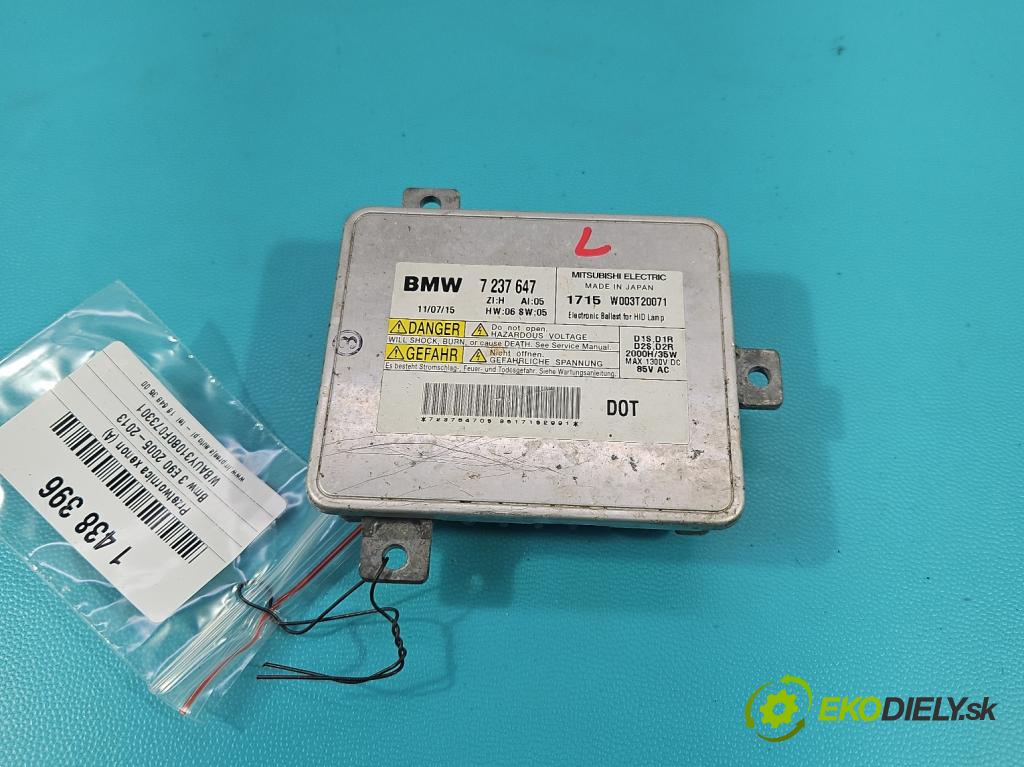Bmw 3 E90 2005-2013 2.0d 184hp automatic 135 kW 1995 cm3 5- střídač: xenon 7237647 (Riadiaca jednotka xenónu)