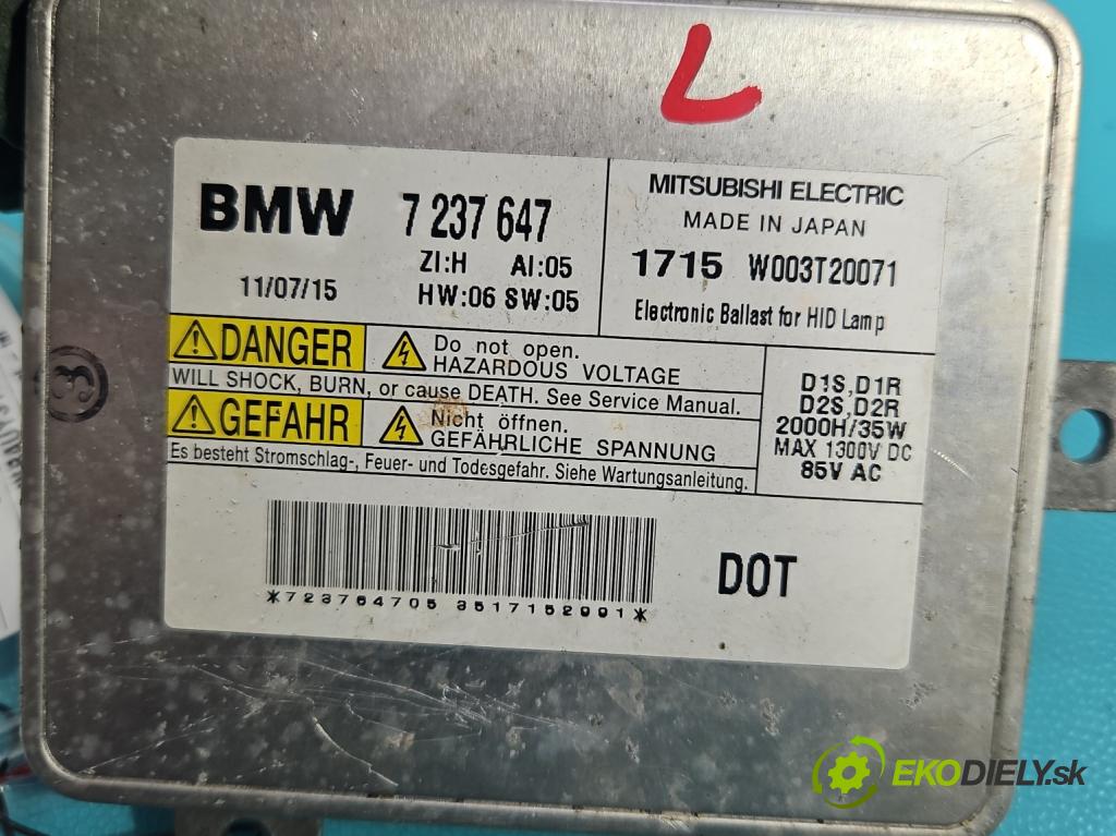 Bmw 3 E90 2005-2013 2.0d 184hp automatic 135 kW 1995 cm3 5- střídač: xenon 7237647 (Riadiaca jednotka xenónu)