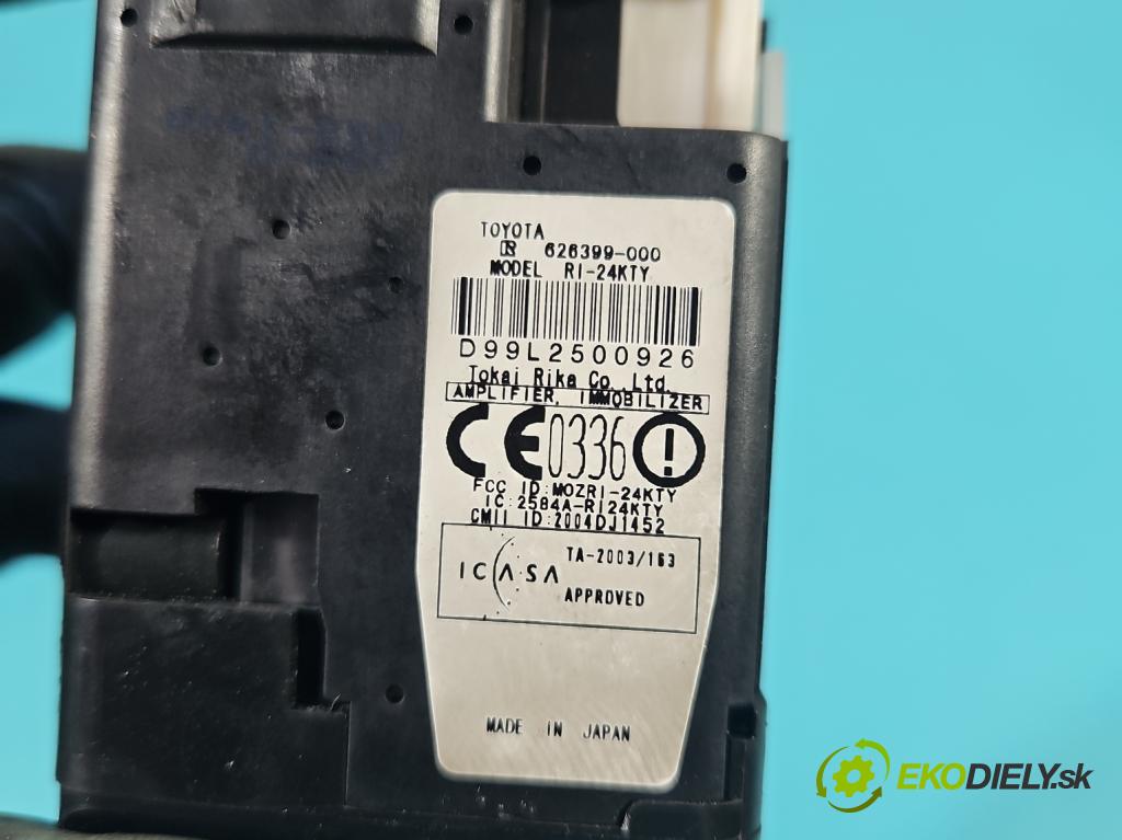 Toyota Corolla Verso II 2004-2009 2.0 D4D 116 HP manual 85 kW 1995 cm3 5- Spínačka 626399-000 (Spínacia skrinka)