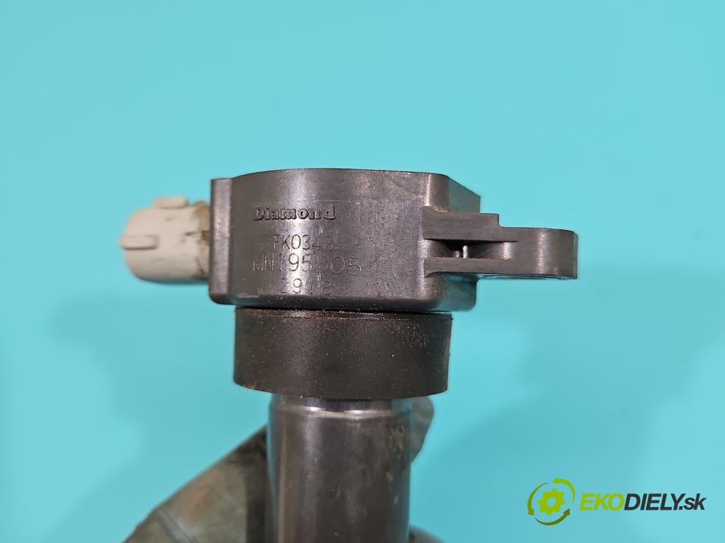 Mitsubishi ASX 2010-2021 1.6 16v 117 HP manual 86 kW 1590 cm3 5- cievka zapaľovacia MN195805 (Zapaľovacia cievka)