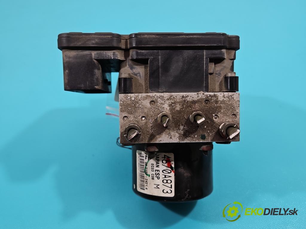 Mitsubishi ASX 2010-2021 1.6 16v 117 HP manual 86 kW 1590 cm3 5- čerpadlo abs 4670A873 (Pumpa ABS)