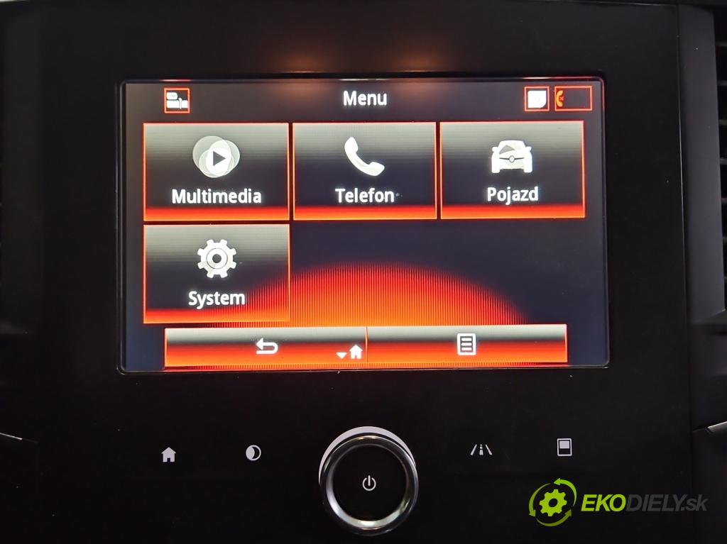 Renault Megane IV 2016-2024 1.5 dci 116 hp automatic 85 kW 1461 cm3 4- Radio továrna: 280906801R