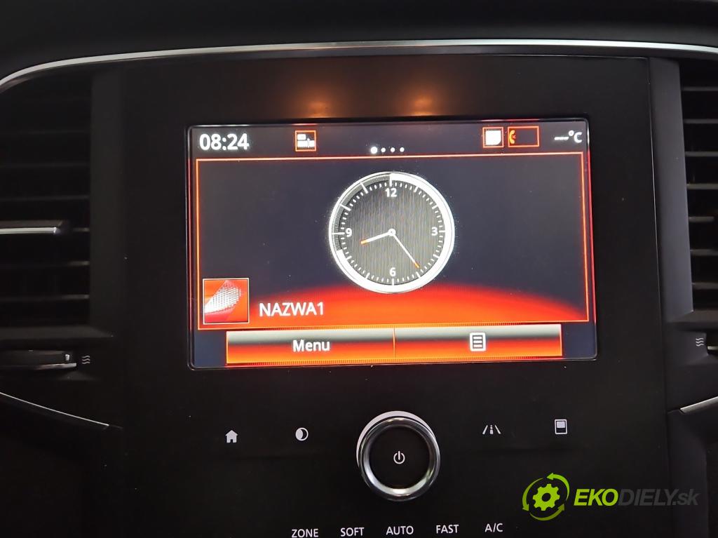 Renault Megane IV 2016-2024 1.5 dci 116 hp automatic 85 kW 1461 cm3 4- Radio továrna: 280906801R