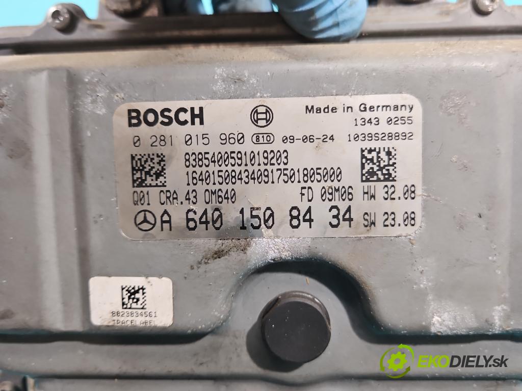 Mercedes B W245 2005-2011 2.0 cdi 140 HP manual 103 kW 1991 cm3 5- riadiaca jednotka motora A6401508434