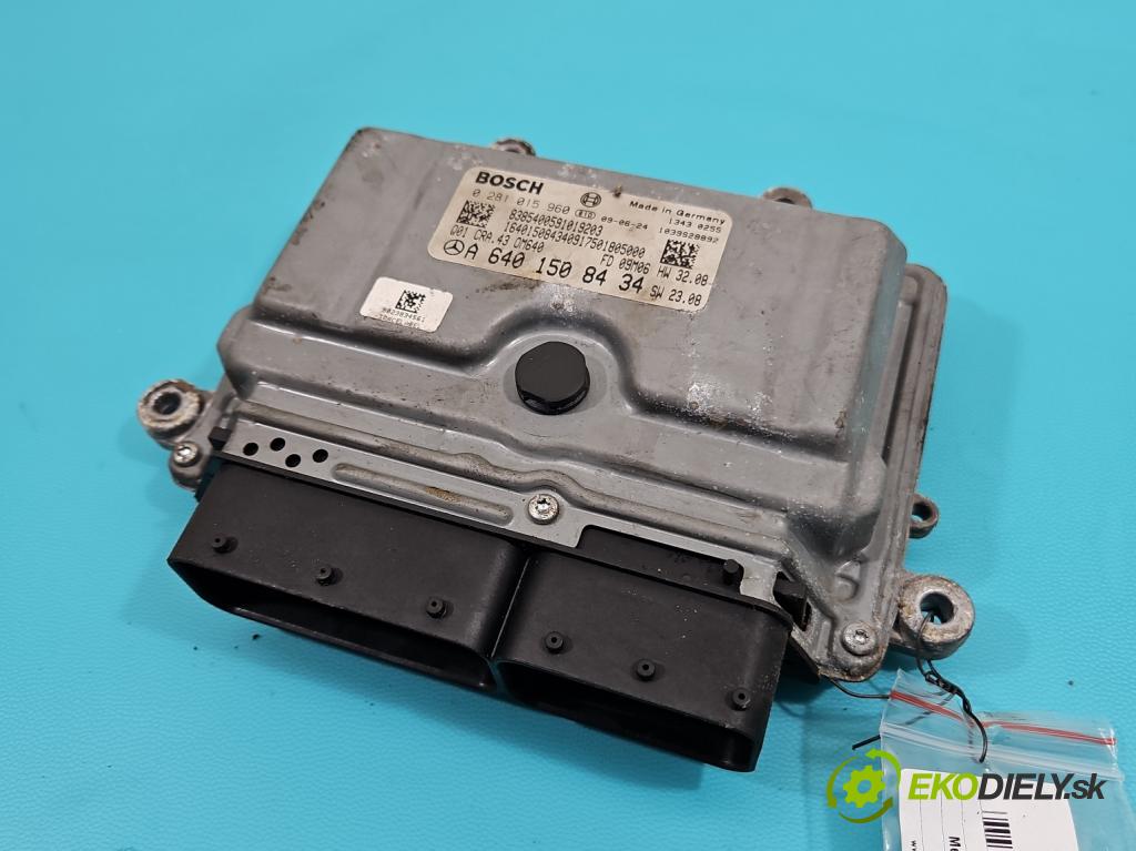 Mercedes B W245 2005-2011 2.0 cdi 140 HP manual 103 kW 1991 cm3 5- riadiaca jednotka motora A6401508434