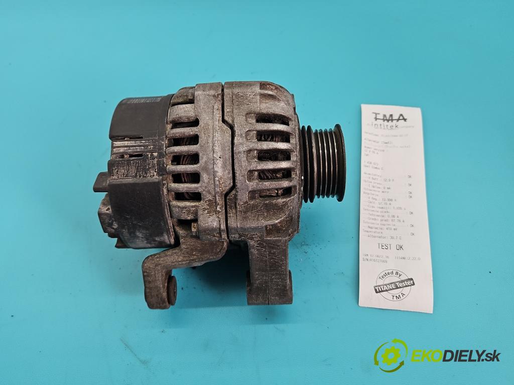 Opel Combo C 2001-2011 1.4 16V 90 HP manual 66 kW 1364 cm3 5- Alternator 90534472 (Alternátor)