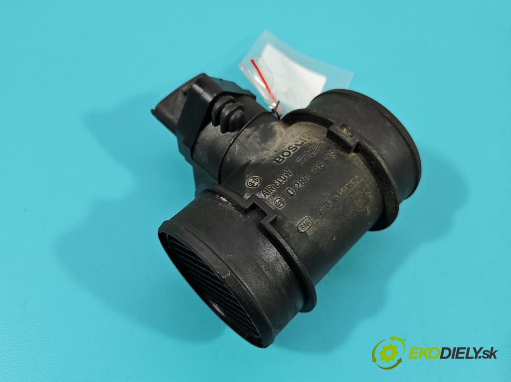 Opel Combo C 2001-2011 1.4 16V 90 HP manual 66 kW 1364 cm3 5- průtokoměr: 0280218119 (Váha vzduchu)