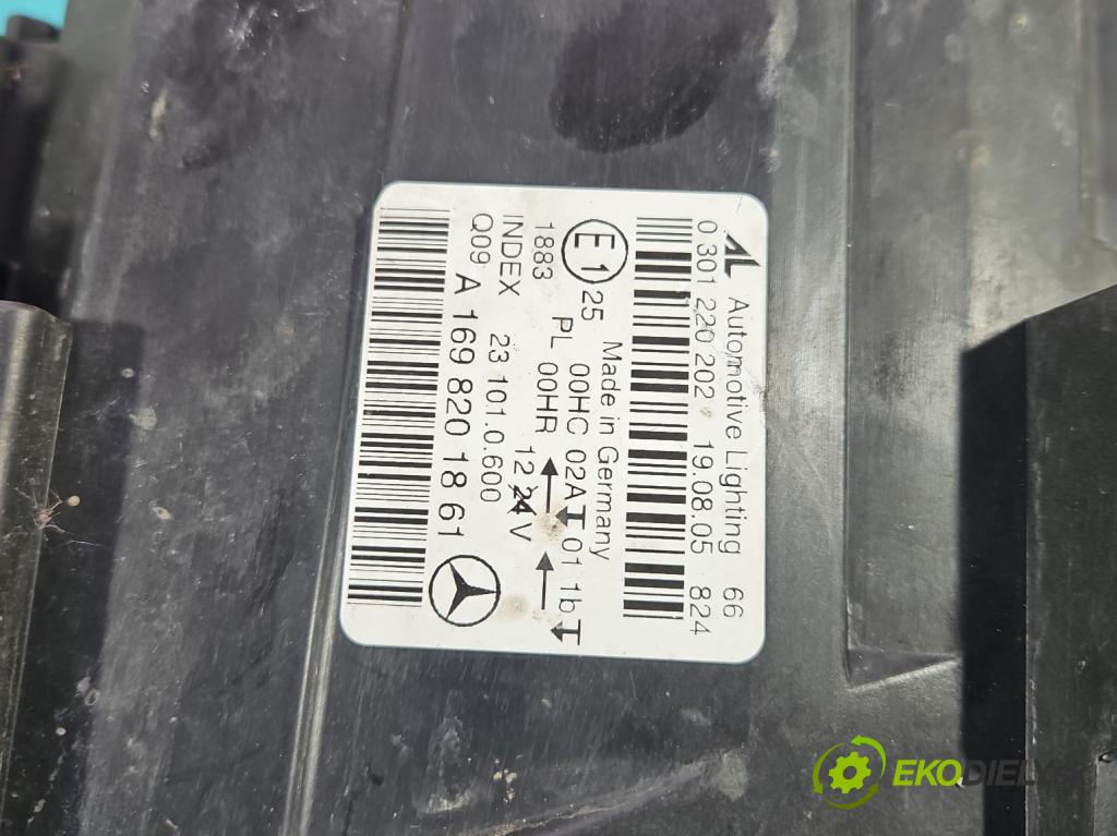 Mercedes B W245 2005-2011 2.0 cdi 140 HP manual 103 kW 1991 cm3 5- Reflektor: pravý A1698201861 (Svetlo predné pravé)