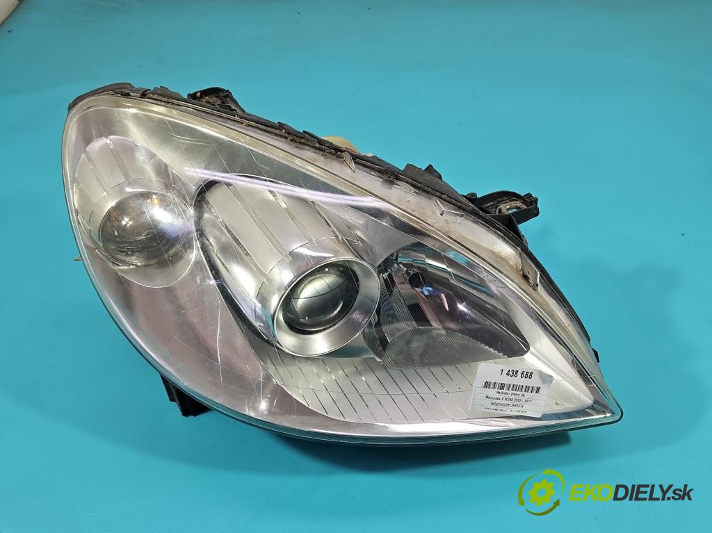 Mercedes B W245 2005-2011 2.0 cdi 140 HP manual 103 kW 1991 cm3 5- Reflektor: pravý A1698201861 (Svetlo predné pravé)