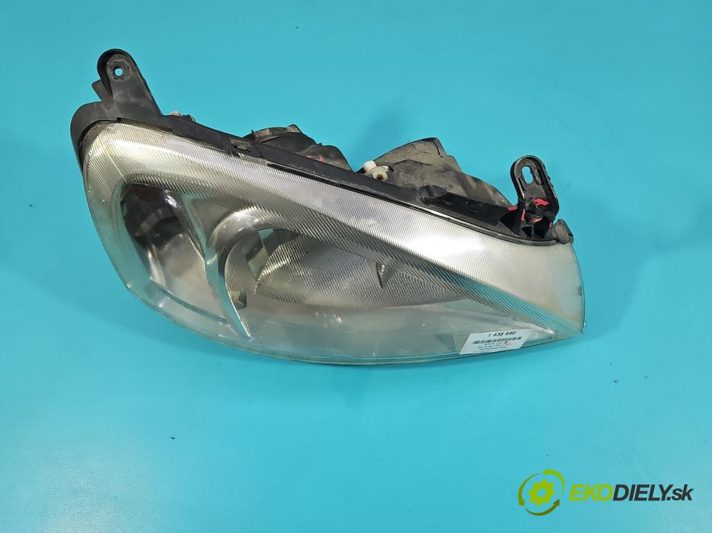Opel Combo C 2001-2011 1.4 16V 90 HP manual 66 kW 1364 cm3 5- Reflektor: pravý  (Svetlo predné pravé)