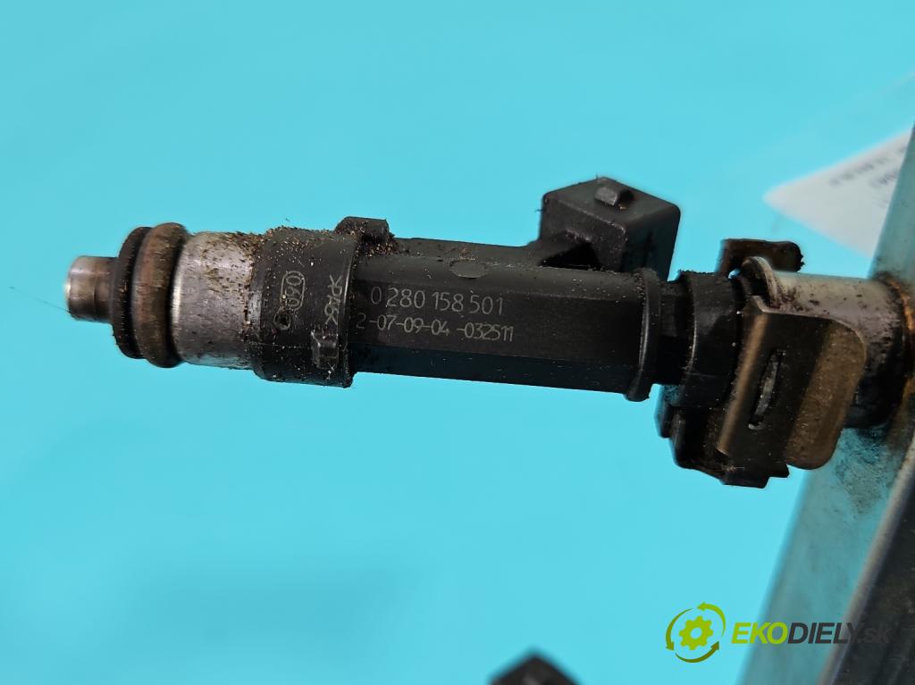Opel Combo C 2001-2011 1.4 16V 90 hp manual 66 kW 1364 cm3 5- vstřikovač 0280158501 (Vstřikovače)