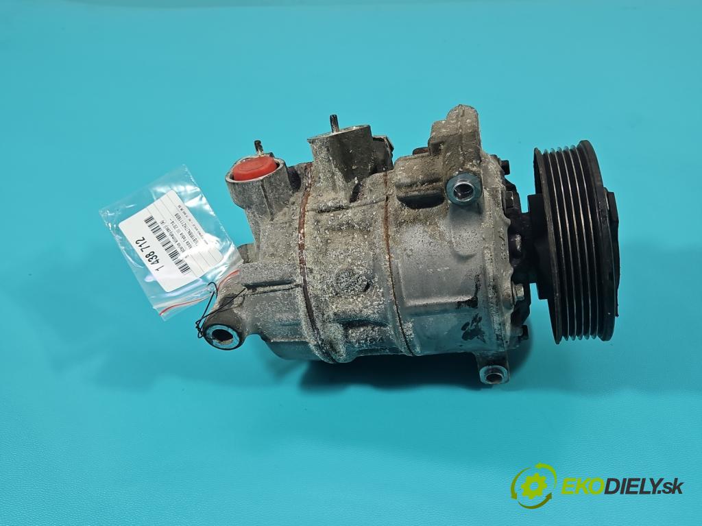 Skoda Fabia III 2014- 2021 1.2 TSI 90 HP manual 66 kW 1197 cm3 5- Kompresor: klimatizácie 5Q0816803E (Kompresor klimatizácie)