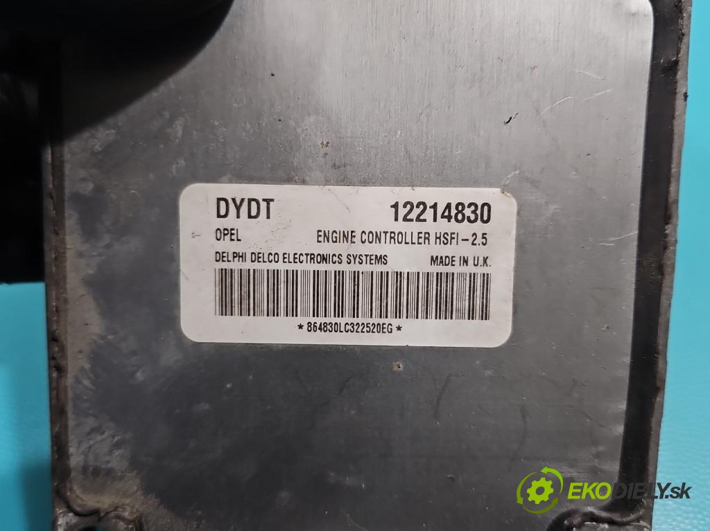 Opel Meriva A 2002-2010 1.6 16V 101 HP automatic 74 kW 1598 cm3 5- riadiaca jednotka motora 12214830
