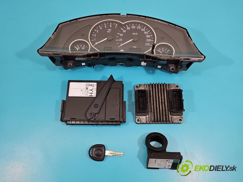 Opel Meriva A 2002-2010 1.6 16V 101 HP automatic 74 kW 1598 cm3 5- riadiaca jednotka motora 12214830